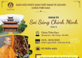Hà Nội: Hòa thượng Viên Minh lần đầu hướng dẫn Khóa tu tại chùa Tiêu Dao