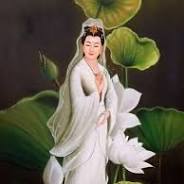 Đại Thế Chí Bồ Tát-Cành hoa sen màu xanh