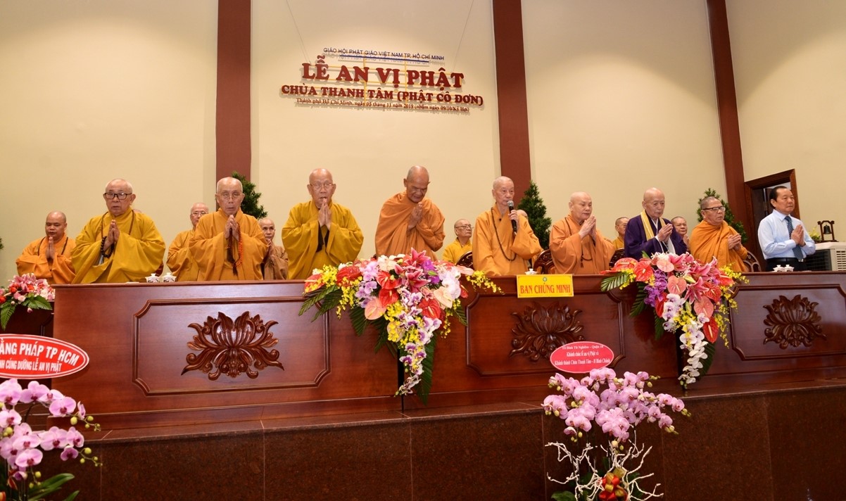 Trang nghiêm lễ an vị Phật tại chùa Thanh Tâm21