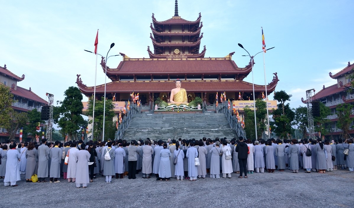 Trang nghiêm lễ an vị Phật tại chùa Thanh Tâm33