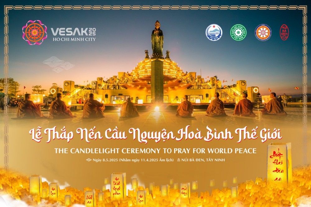 Trực tiếp: Lễ thắp nến cầu nguyện hòa bình thế giới - Núi Bà Đen, Tây Ninh
